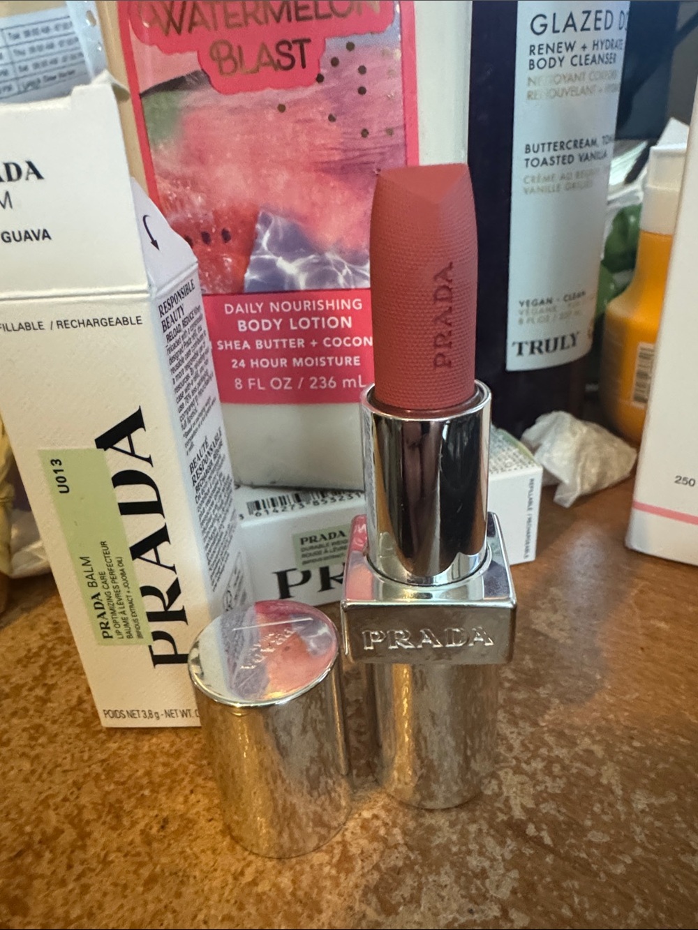 Prada Lipstick - Muted Rose Pink